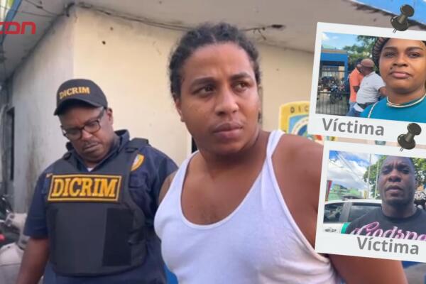 Agentes del DICRIM mantienen bajo investigación el vehículo utilizado en el asalto ocurrido en Villa Altagracia.