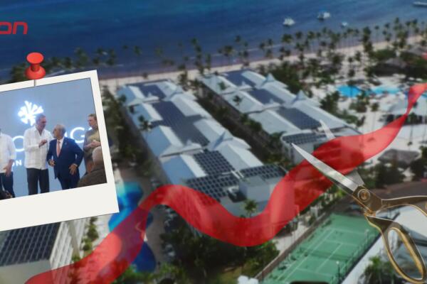 Autoridades y ejecutivos del sector turismo durante el relanzamiento del renovado Santo Domingo Bay Convention Resort & Casino en Boca Chica.