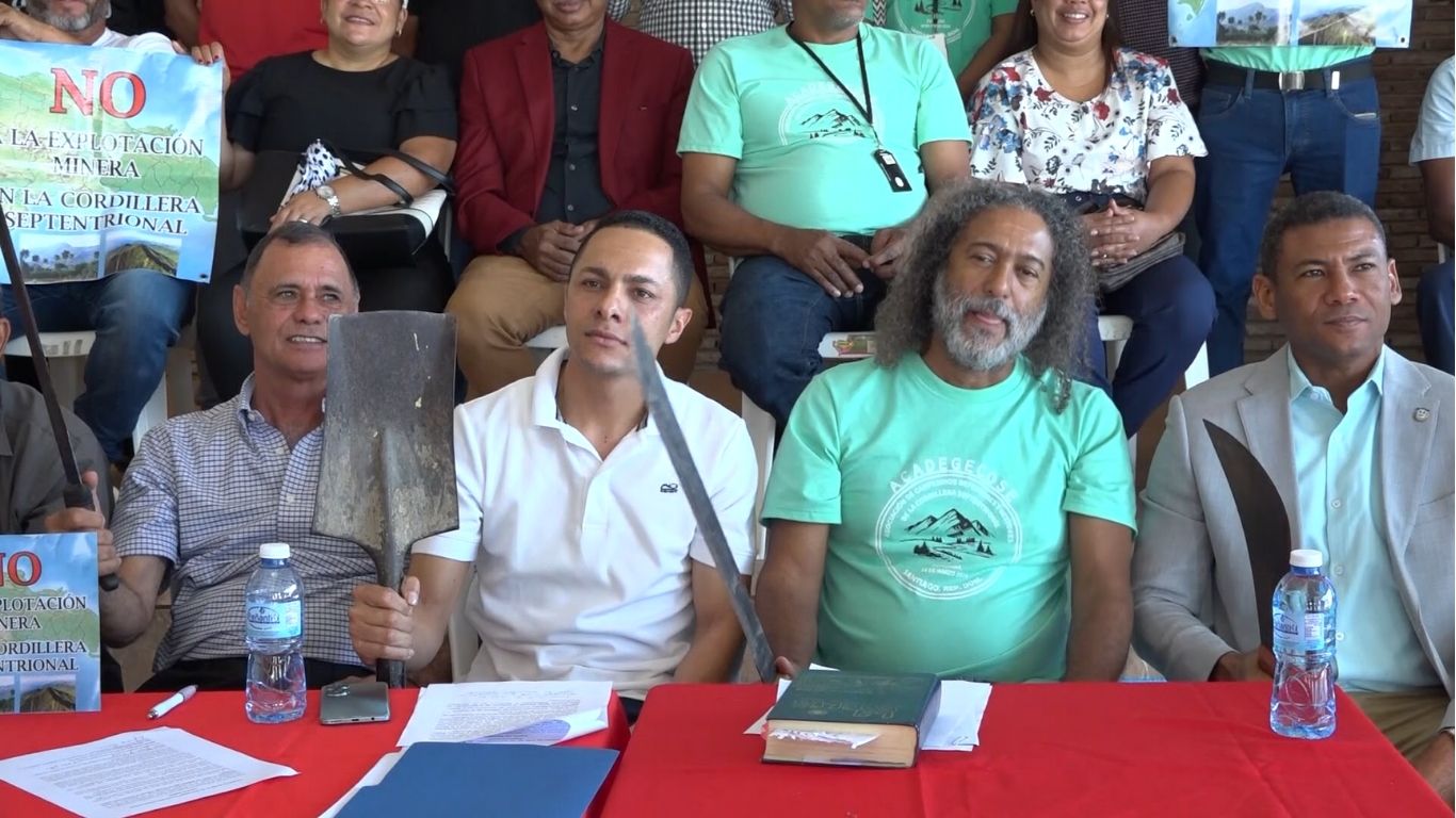 Comunidades de la Cordillera Septentrional anunciaron que se mantendrán en “lucha permanente”, al denunciar que un plan de exploración minera.