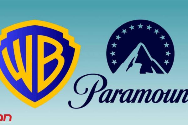 Logotipos de Warner Bros Discovery y Paramount. Foto: Fuente externa 