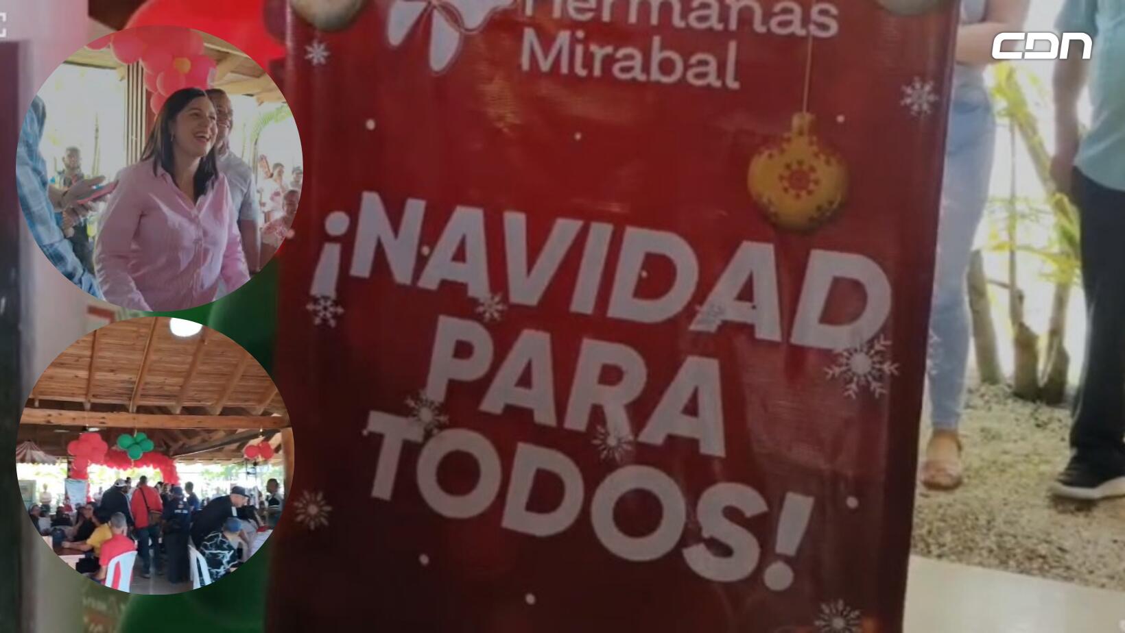 Senadora María Mercedes Ortiz lleva “Navidad para Todos” a comunidades de Hermanas Mirabal