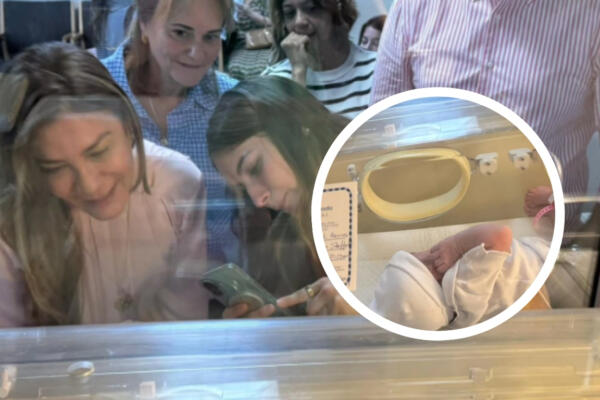 A través de un mensaje, la alcaldesa destacó la alegría de tenerla en brazos y valoró la bendición que representa para todos.