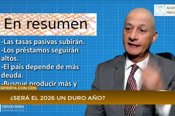 Diego Sosa analiza proyecciones económicas para 2026