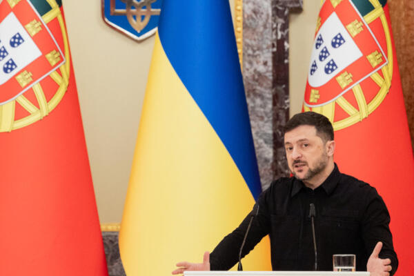 El presidente de Ucrania, Volodímir Zelenski.