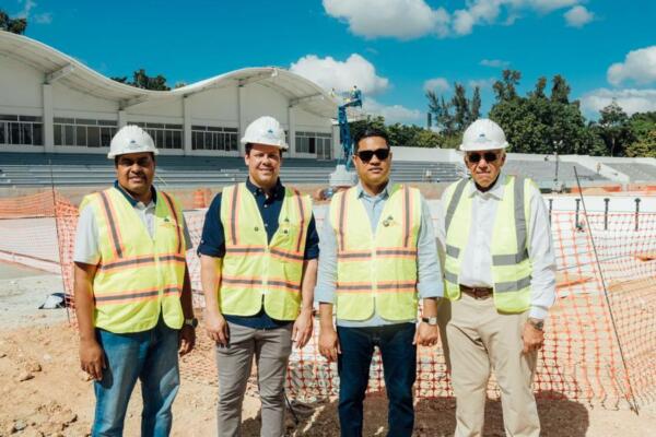 En este proyecto el MIVED interviene un área total de 12,905 metros cuadrados, incluyendo una piscina olímpica de competición de 1,250 m² 