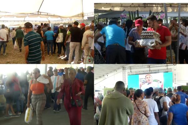 Decenas de personas acuden a Feria de Inespre en la Feria Ganadera
