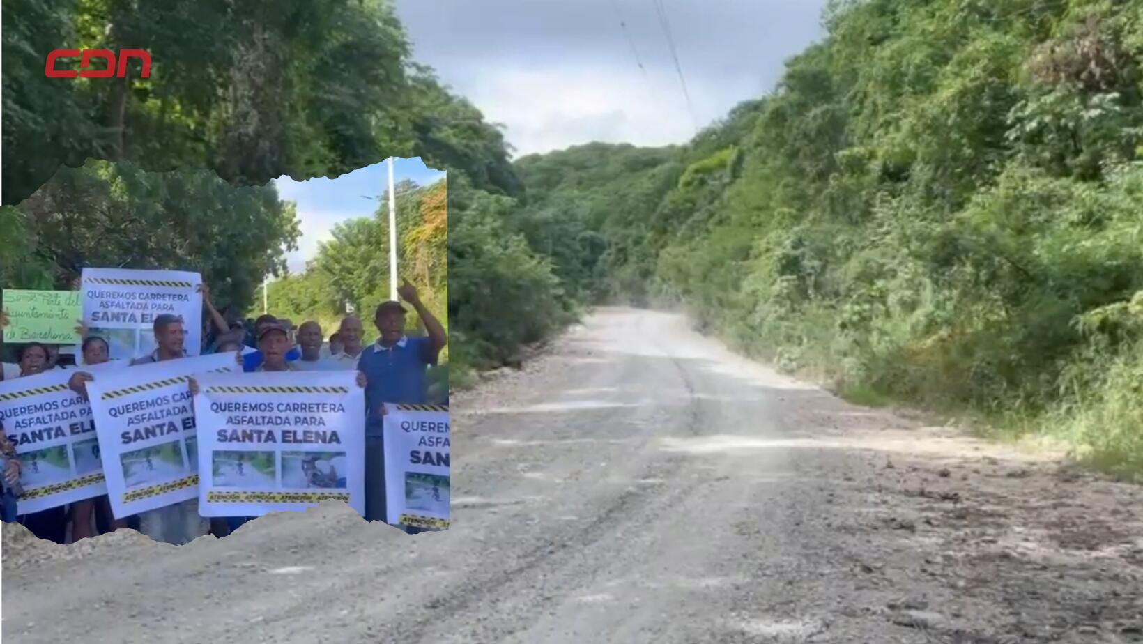 carretera Santa Elena de Barahona
