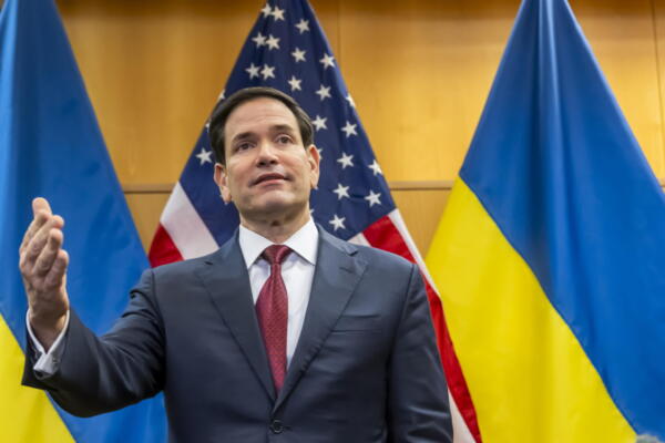 Fotografía de archivo del secretario de Estado de EE.UU., Marco Rubio. EFE/EPA/MARTIAL TREZZINI