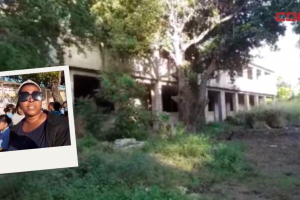 Protesta por mala condiciones en escuela Rafaela Jiminián.
