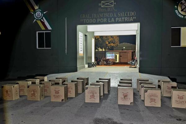 De acuerdo con el informe oficial, el decomiso se produjo en el área conocida como el basurero de Los Miches.