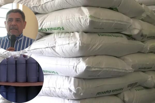 Gobierno entrega 21,300 quintales de fertilizantes para rehabilitar plantaciones de café y musáceas