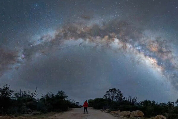 Vía Láctea visible desde Cabo Rojo en Pedernales