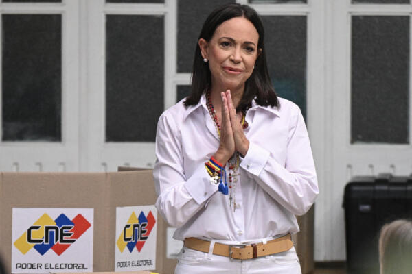 La líder opositora venezolana María Corina Machado.