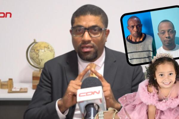 El abogado Santos Willy Liriano durante declaraciones en las que aclaró su desvinculación del proceso judicial relacionado con la desaparición de la menor Brianna Genao Rosario.