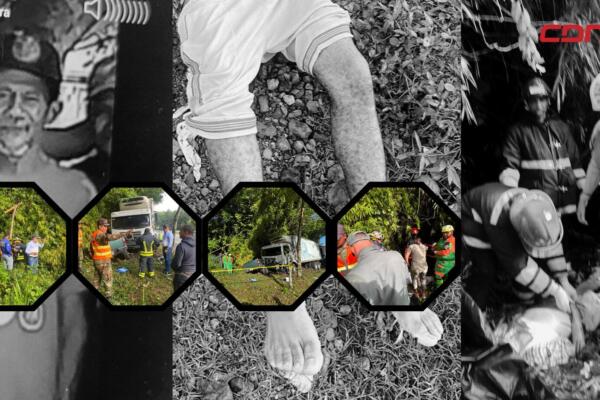 Autoridades policiales y organismos de socorro durante el levantamiento de uno de los cuerpos en Villa Altagracia, donde se registraron tres fallecimientos en hechos distintos.