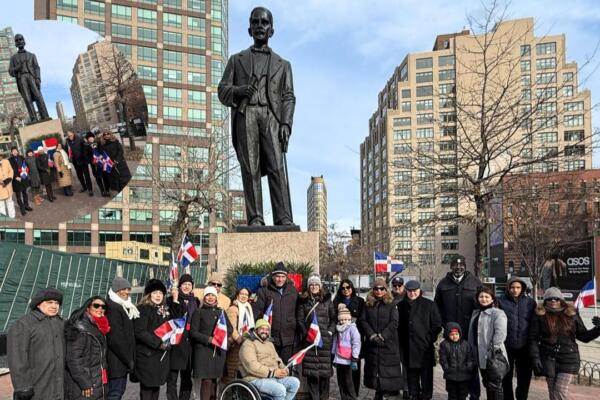 Cónsul RD en NY rinde homenaje a Juan Pablo Duarte