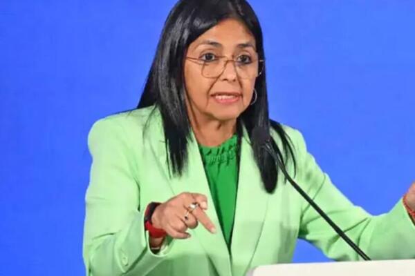Delcy Rodríguez, presidenta encargada de Venezuela.