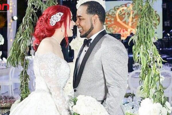 Edwin Encarnación y su esposa, Karen Yapoort. Foto: Fuente externa