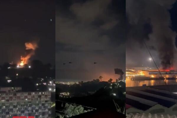 Fuertes explosiones y sobrevuelo de aviones sacuden Venezuela la madrugada de este sábado