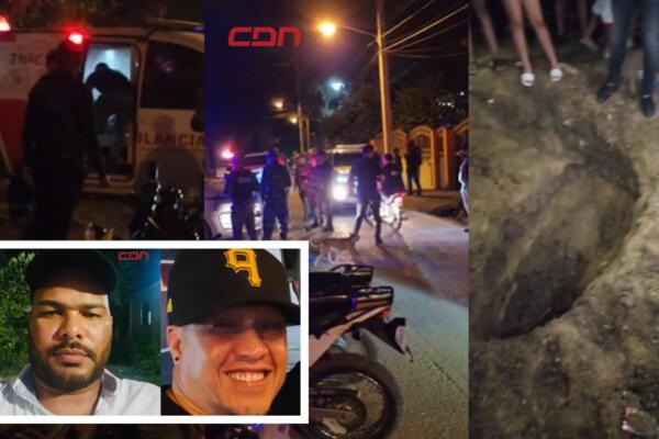 Zona de la comunidad de Don Pedro, en Santiago, donde las autoridades localizaron los cuerpos de los dos cobradores reportados como desaparecidos.