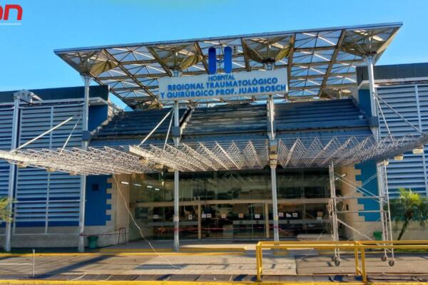 Fachada del Hospital Traumatológico Profesor Juan Bosch. Foto: Fuente externa
