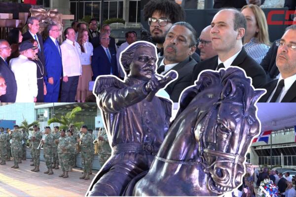 Instituto Duartiano devela primera estatua ecuestre del patricio Juan Pablo Duarte