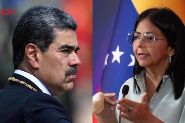 Delcy Rodríguez durante el Consejo de Defensa de la Nación en Caracas, reafirmando a Maduro como presidente y exigiendo su liberación tras la operación militar de EE.UU.
