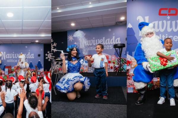 Más de cien sonrisas brillan en la Navivelada de Fundación Altice