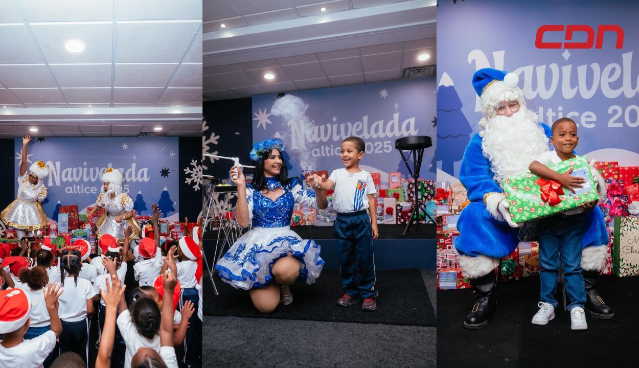 Más de cien sonrisas brillan en la Navivelada de Fundación Altice