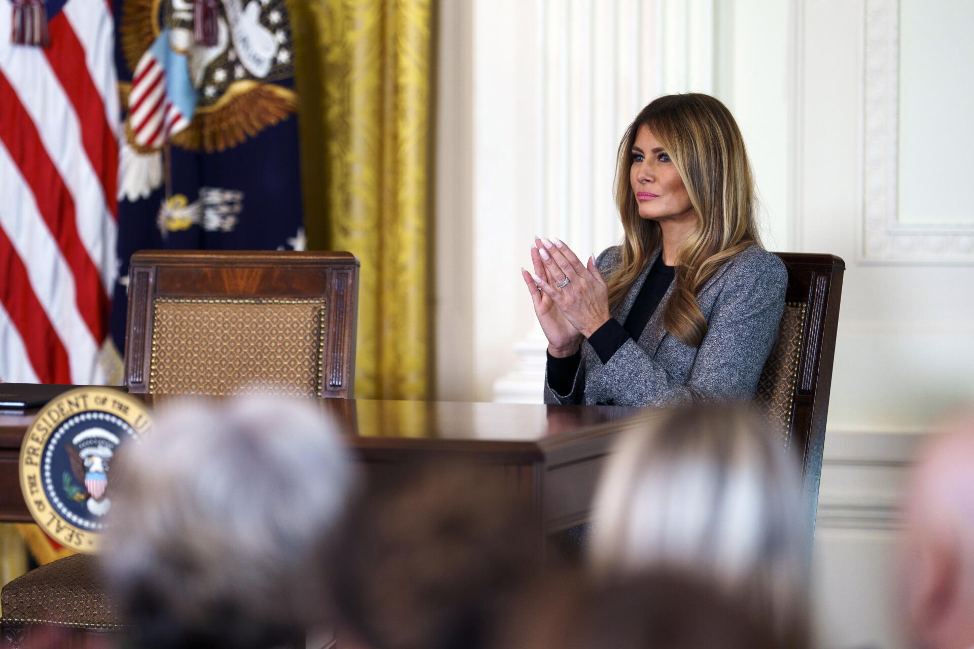 Melania Trump pide "unidad" y protestas "en paz" para rebajar la tensión en Mineápolis