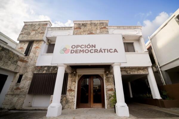 Fachada del partido Opción Democrática (OD)