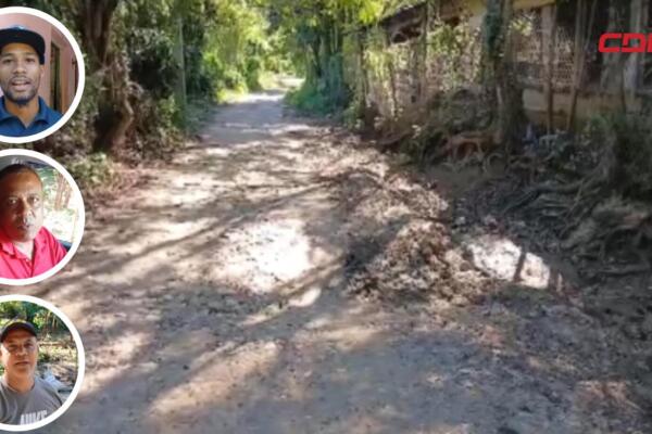 Caminos vecinales en Moca en crisis afectan producción y movilidad.

