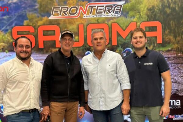 Organizadores del Rally Frontera Internacional MAD durante la presentación oficial de la edición 2026, celebrada en Santo Domingo, con Sajoma como epicentro de la competencia todoterreno.