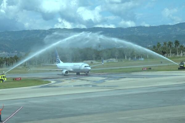 Reinicio de vuelos de Copa Airlines en el Aeropuerto Internacional del Cibao a Santiago