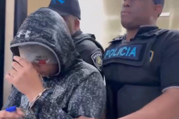 La detenida, identificada como Ankelsy Valerio de Jesús, de 22 años.