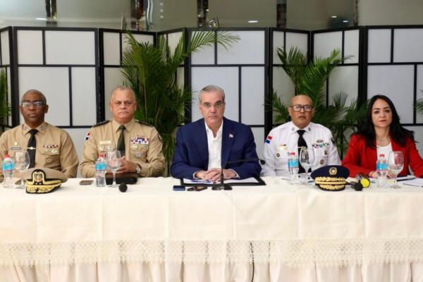 La reunión se desarrolló como todos los lunes en el palacio de la Policía Nacional. Foto: Fuente externa 