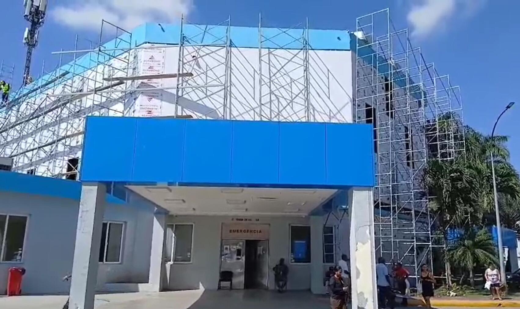 Trabajos de remozamiento en hospital Vinicio Calventi avanzan a buen ritmo
