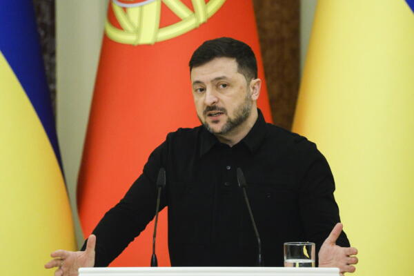 Imagen de archivo del presidente ucraniano, Volodímir Zelenski. EFE/EPA/SERGEY DOLZHENKO