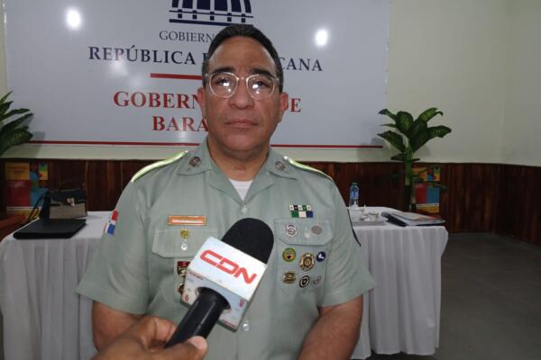 El vocero de la Dirección General de Seguridad de Tránsito y Transporte Terrestre (Digesett), coronel Rafael Tejeda Baldera.