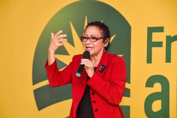  María Teresa Cabrera, presidenta del Frente Amplio.