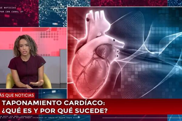Cardióloga advierte sobre el taponamiento cardíaco, una emergencia que puede comprometer la vida