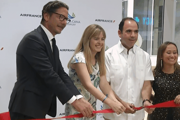 Air France reinicia sus operaciones a Punta Cana con presencia de vuelo inaugural