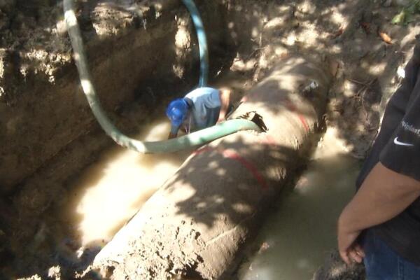 Residentes cercanos al sector Don Honorio revelan que llevan varios días sin el servicio de agua potable