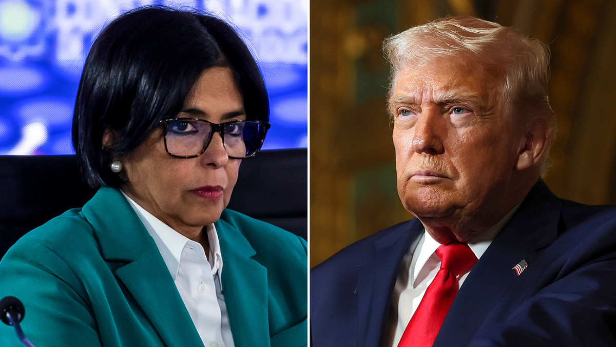 Trump amenaza a Delcy Rodríguez con “precio muy alto”