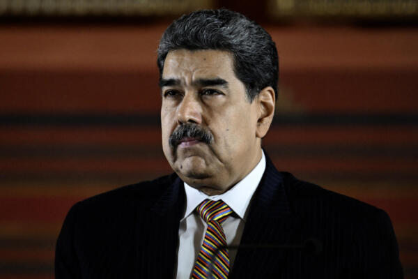 Nicolás Maduro, durante una reunión en la Asamblea Nacional en Caracas el 22 de agosto de 2025 / Foto: AFP