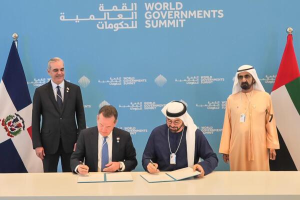 Su Alteza Sheikh Mohammed bin Rashid Al Maktoum, Primer Ministro de los Emiratos Árabes Unidos y el presidente de la República Dominicana Luis Abinader Corona acuerdan celebrar anualmente Diálogo Regional del World Governments Summit en República Dominicana
