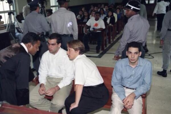 Imagen de archivo del caso Llenas Aybar, considerado uno de los procesos judiciales más impactantes y prolongados en la historia de la justicia dominicana.