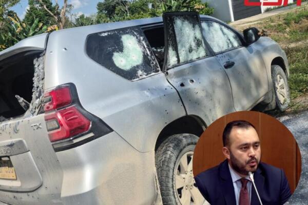 Jairo Castellanos, senador colombiano, sufrió un atentado. 
