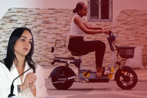 La ministra de Interior y Policía, Faride Raful reafirma la continuidad del plan de regulación de las patinetas eléctricas.