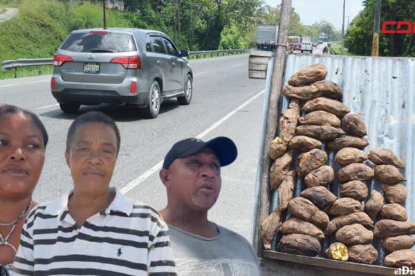 Comerciantes del kilómetro 40 de la autopista Duarte denuncian que sus puestos de venta fueron desalojados y destruidos durante un operativo realizado por autoridades.